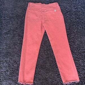 Women’s Sneak Peak Orange Super Soft Stretchy Skinny Jeans